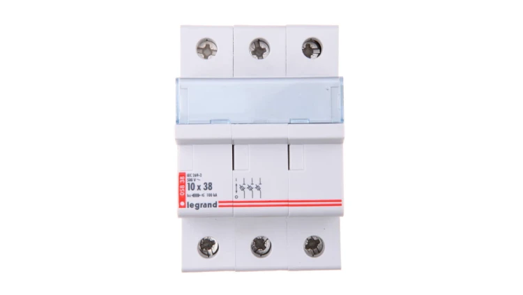Rozłącznik bezpiecznikowy cylindryczny 3P 10x38mm RB338 005838