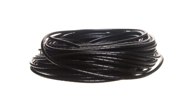 Wąż osłonowy spiralny do przewodów 5-20mm KW 5 czarna 61600045 /25m/