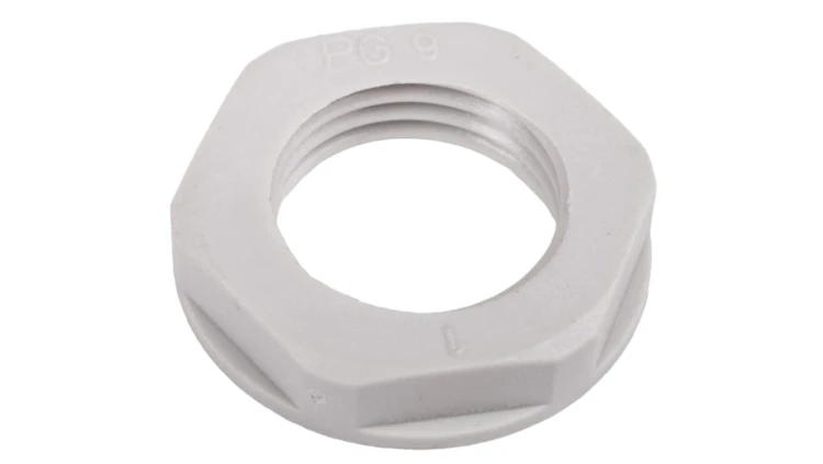 Nakrętka poliamidowa PG9 jasnoszara N 9/H E03DK-02010100201 /100szt./