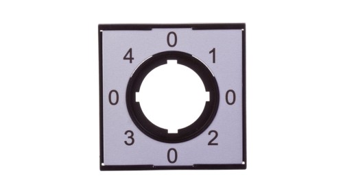 Tabliczka opisowa aluminium kwadratowa 0-1-0-2-0-3-0-4 M22-XCK2 279435