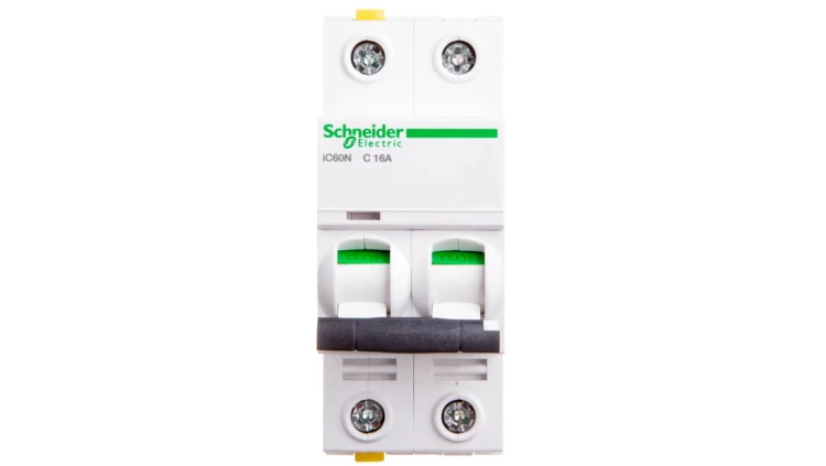 Wyłącznik nadprądowy 2P C 16A 6kA AC iC60N-C16-2 Acti9 A9F04216