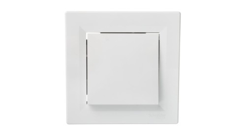 Łącznik Asfora pojedynczy dwubiegunowy biały z ramką EPH0200121