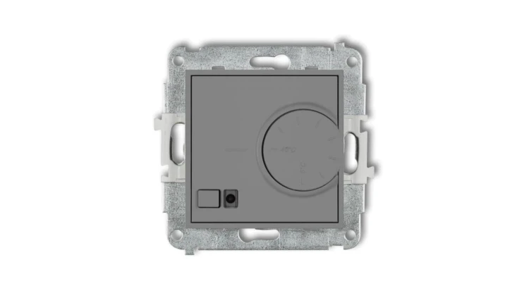 ICON Mechanizm elektronicznego regulatora temperatury z czujnikiem powietrznym szary mat 27IRT-2