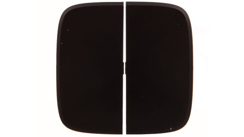 VALENA ALLURE Klawisz łącznika: schodowego podwójnego lub świecznikowego czarny 755028