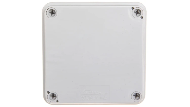 Puszka hermetyczna natynkowa 108x108x56mm IP65 szara PH-1A.1 28.11
