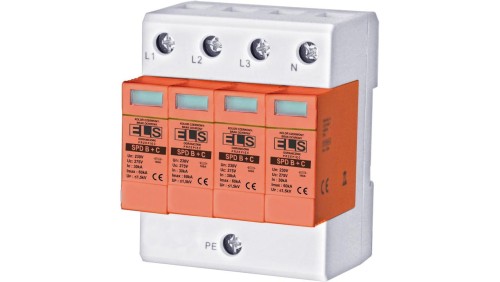 Ogranicznik przepięć ECO Typ T1+T2 5,0kA warystor T12 275/25 2+0 RC SPD30B+C 4P