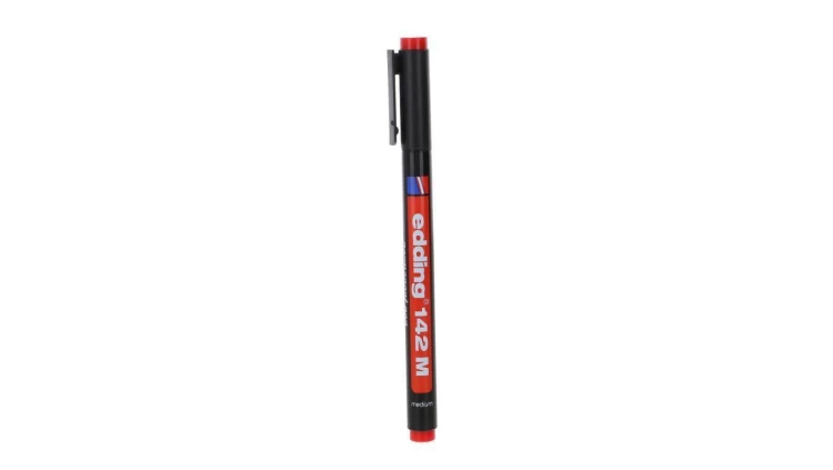 Pisaki do opisywania ręcznego odporne na ścieranie i wodę PN-R 1mm czerwony E04ZP-01090200203