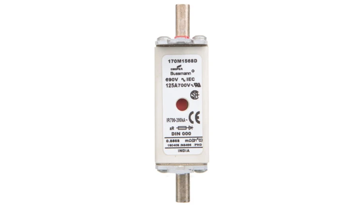 Wkładka bezpiecznikowa NH000 125A aR 690V 170M1568D
