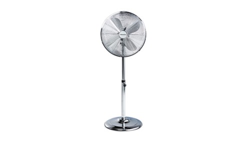 Wentylator Ravanson chrom polerowany 50W śr. 44,5 cm 4 śmigła oscylacja pozioma WT-7040SN INOX