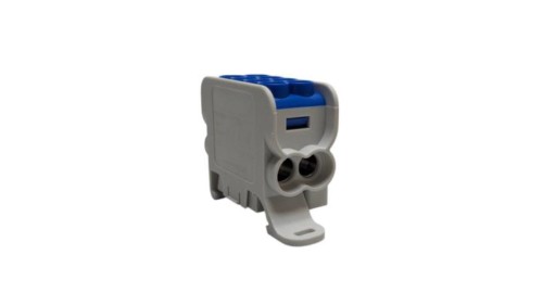 Blok dystrybucyjny - rozdzielczy HLAK 25 (MAG) 1P niebieski 2xAl/Cu 25mm²+16mm² 1000VAC/1500VDC MAG1251B00