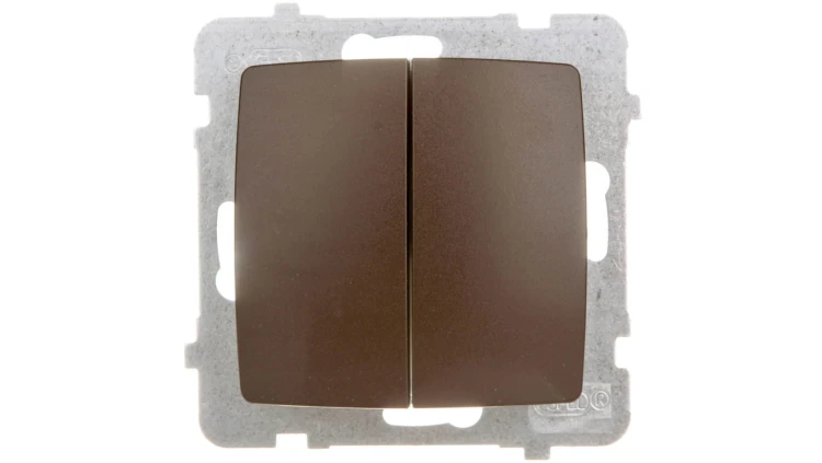 KARO Łącznik świecznikowy czekoladowy metalik ŁP-2S/m/40