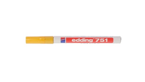 Pisaki do opisywania ręcznego odporne na ścieranie i wodę PLC-YL 1-2mm żółty E04ZP-01090500403 /5szt./