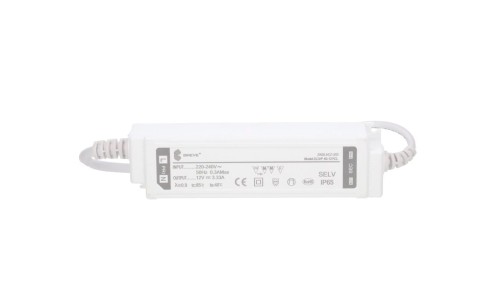 Zasilacz LED 12V DC 40W 3,33A IP65 /z zabezpieczeniami/ ZLDP 40-12YCL 19712-9038