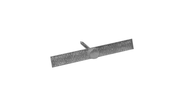 Taśma aluminiowa cięta 80 mm z gwoździem 3x30 mm /1kg/ TA-Cg-80/1 /229szt./