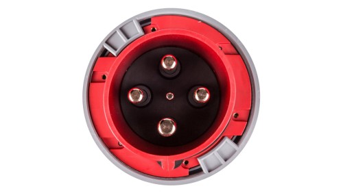 Wtyczka przenośna 125A 4P 400V czerwona IP67 POWER TWIST 044-6