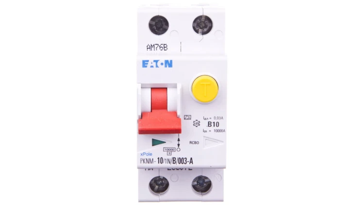 Wyłącznik różnicowo-nadprądowy 2P 10A B 0,03A typ A PKNM 10/1N/B/003-A-MW 236072