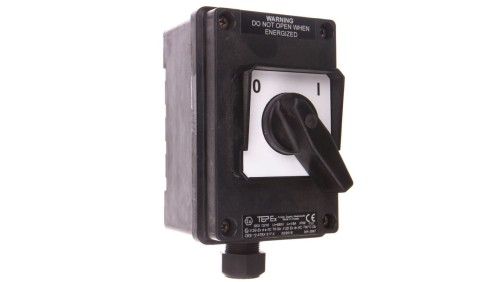 Łącznik 0-1 250V 16A czarny Ex SKX 13/10 IP66 strefa 1,21 oraz 2,22 31-000-9024
