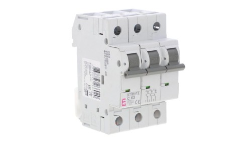 Wyłącznik nadprądowy 3P C 63A 6kA AC ETIMAT 6 002145522