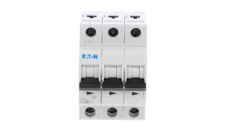 Wyłącznik nadprądowy 3P C 6A 6kA AC PL6-C6/3 286598