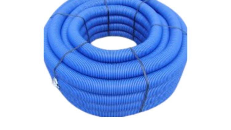 Rura karbowana dwuścienna HDPE 450N niebieska UV z pilotem i złączką fi 75/63 (25mb) 31NT075M