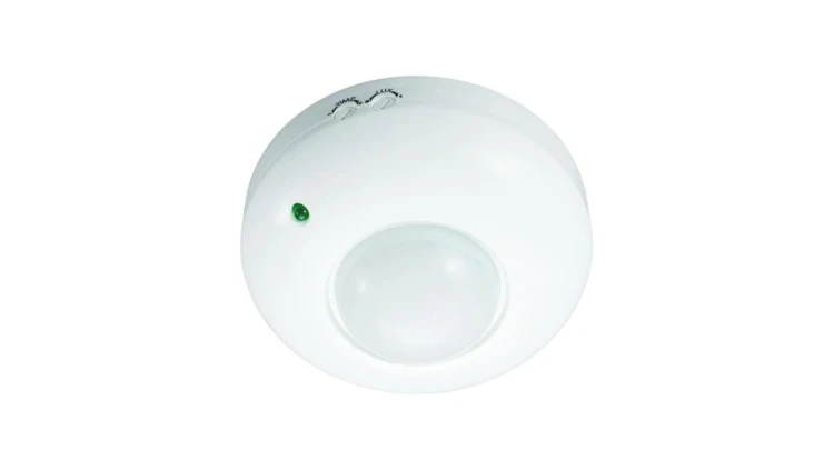 Czujnik ruchu PIR natynkowy IP20 360 st. 300W zasięg 6m biały CP-8B