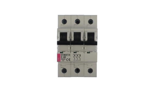 Wyłącznik nadprądowy 3P C 40A 10kA AC ETIMAT10 002135720