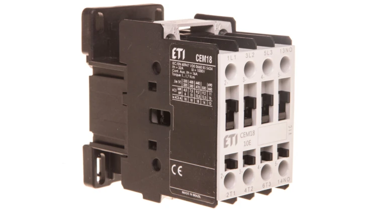 Stycznik mocy 18A 3P 230V AC 1Z 0R CEM18.10-230V-50/60Hz 004644123