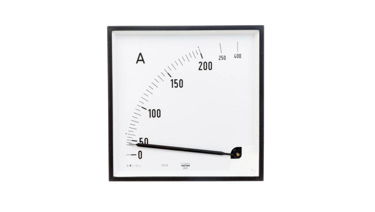 Amperomierz analogowy tablicowy 200/400A do przekładnika 200/5A 144x144mm C3 K=90 st. EA12N F41800000000