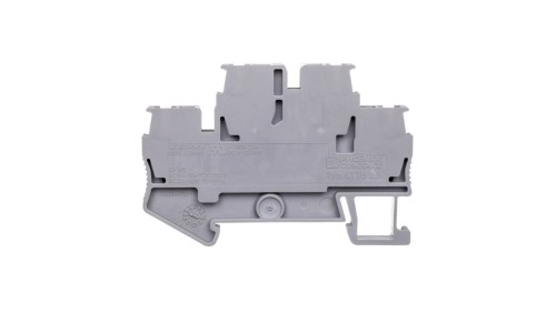 Złączka szynowa 2-piętrowa, 4 przewodowa 0,08-4mm2 szara STTB 2,5 3031270 kolor: szary