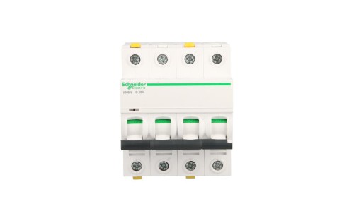 Wyłącznik nadprądowy 4P C 20A 6kA AC iC60N-C20-4 Acti9 A9F04420
