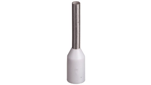 Końcówka tulejkowa izolowana TI 0,5mm2/8mm biała cynowana TI0,5L8x500 /500szt./