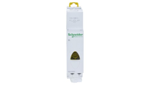 Lampka modułowa 1-fazowa żółta 110-230V AC iIL A9E18324