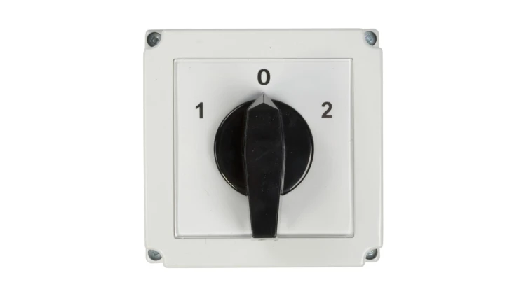 Łącznik krzywkowy 1-0-2 3P 40A w obudowie 4G40-53-PK R214 63-840345-041