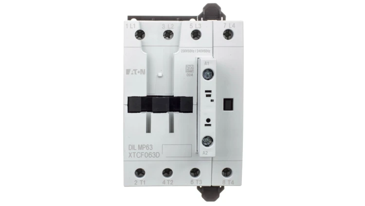 Stycznik mocy 63A AC-1 4P 230VAC 0Z 0R DILMP63(230V50HZ,240V60HZ) 109855