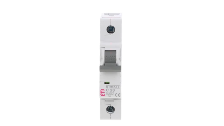 Wyłącznik nadprądowy 1P C 20A 6kA AC ETIMAT 6 002141517