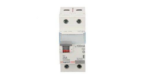 Wyłącznik różnicowoprądowy 2P 25A 0,1A typ A P302 TX3 411564
