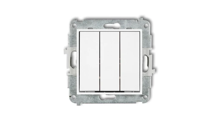 MINI Mechanizm łącznika potrójnego biały mat 25MWP-7
