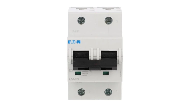 Wyłącznik nadprądowy 2P D 25A 25kA AC AZ-2-D25 174503