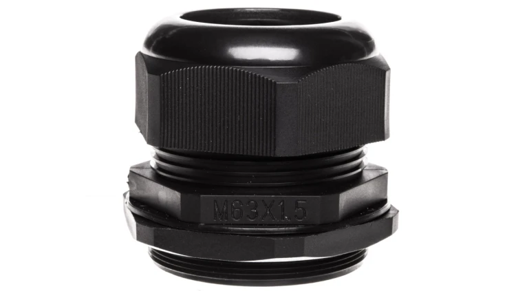 Dławnica kablowa poliamidowa M63 IP68 DP-EN 63 HM BK czarna E03DK-01040127001