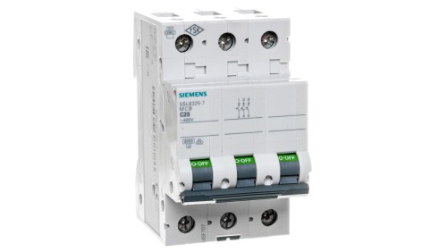 Wyłącznik nadprądowy 3P C 25A 6kA AC SENTRON 5SL6325-7
