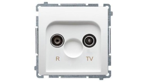 Simon Basic Gniazdo antenowe RD/TV końcowe białe BMZAK10/1.01/11