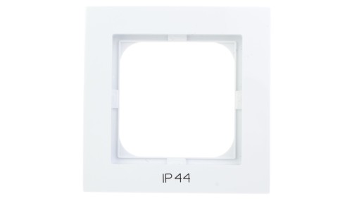 AS Ramka pojedyncza do łączników IP44 biała RH-1G/00