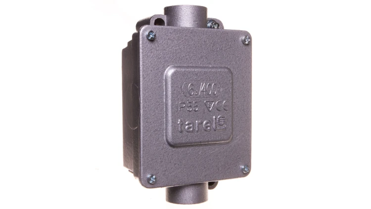 Puszka odgałęźna metalowa 5-torowa 6mm2 2 wejścia IP55 022