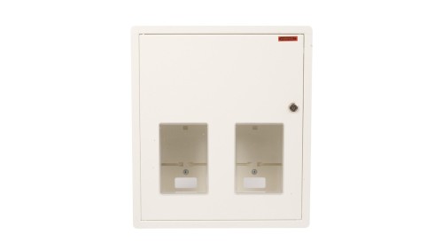 Szafka licznikowa podtynkowa 2-licznikowa 1-fazowe 12 modułów IP30 RW-1-2L-12 Z/O