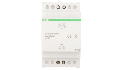 Zasilacz impulsowy 100-265VAC/12VDC 30W 2,5A ZI-22