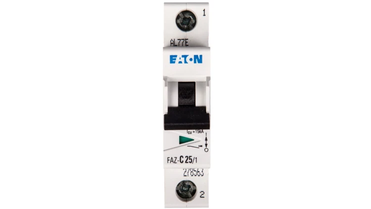 Wyłącznik nadprądowy 1P C 25A 15kA AC FAZ C25/1 278563
