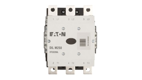 Stycznik mocy 250A 3P 110-250V 110-250V AC/DC 2Z 2R DILM250/22(RA250) 208201