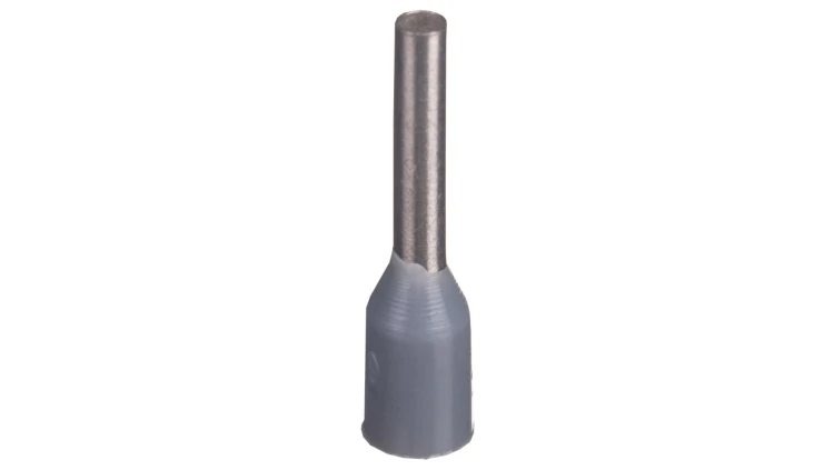Końcówka tulejkowa izolowana TI 0,75mm2/8mm szara cynowana TI0,75L8x500 /500szt./