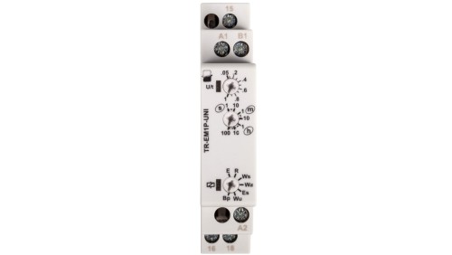 Przekaźnik czasowy 1P 8A 1sek-100h 12-240V AC/DC wielofunkcyjny TR-EM1P-UNI 2612870