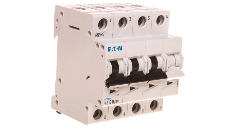 Wyłącznik nadprądowy 3+N C 16A 15kA AC FAZ C16/3N 278975